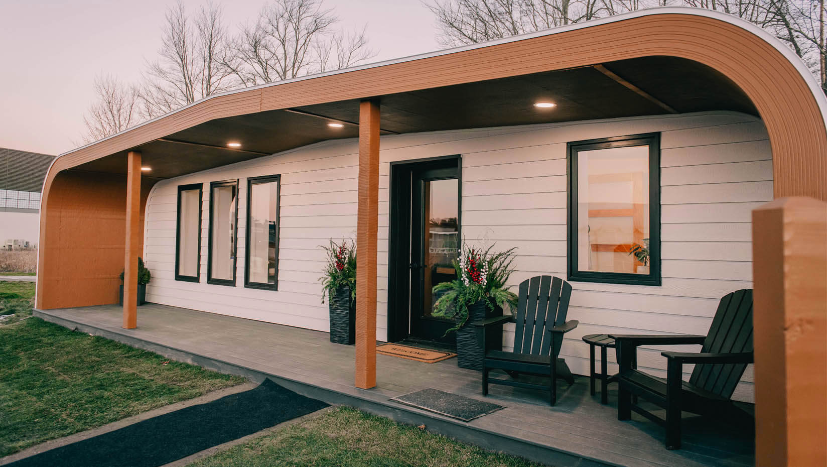 Conheça a primeira casa impressa em 3D com materiais naturais e sustentáveis