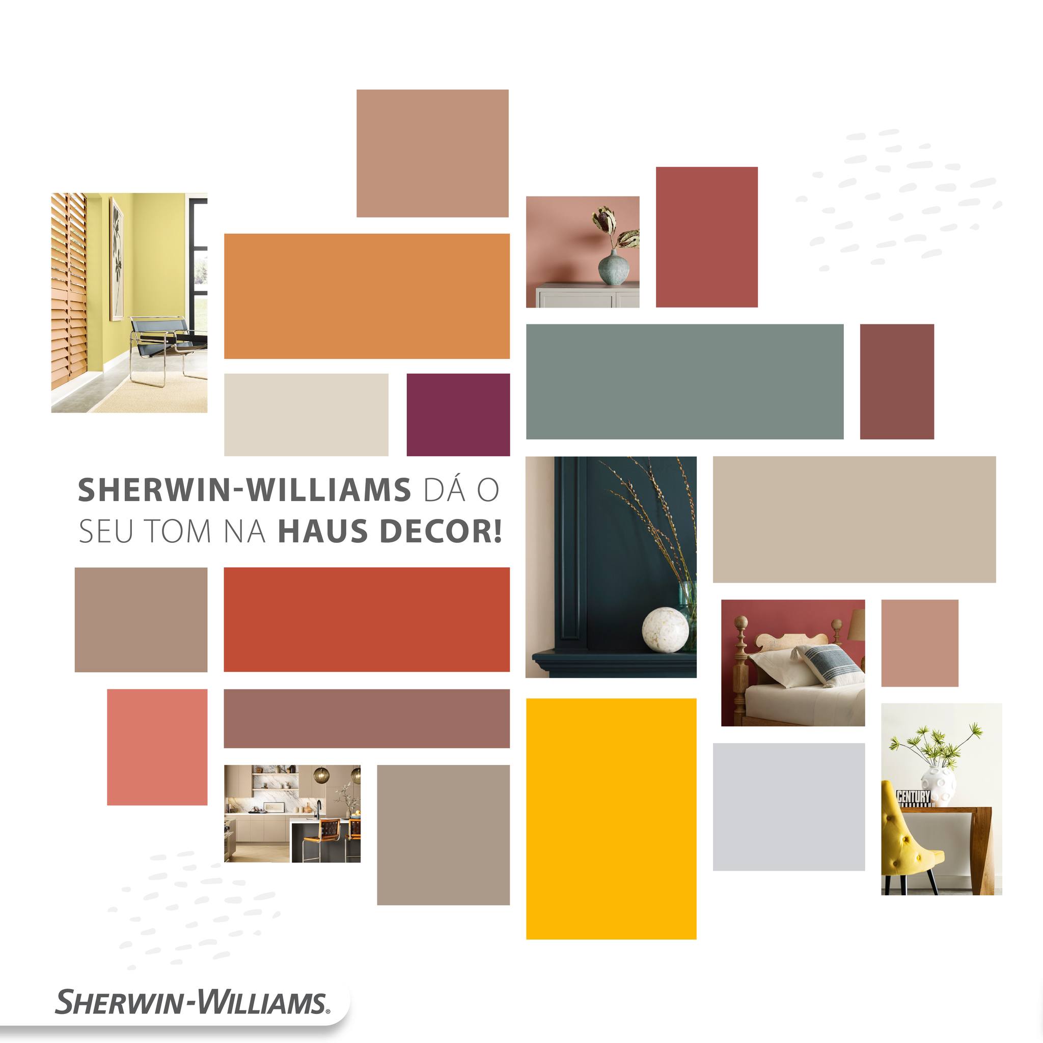 Sherwin-Williams apresenta experiências interativas em sua estreia na Haus Decor Show