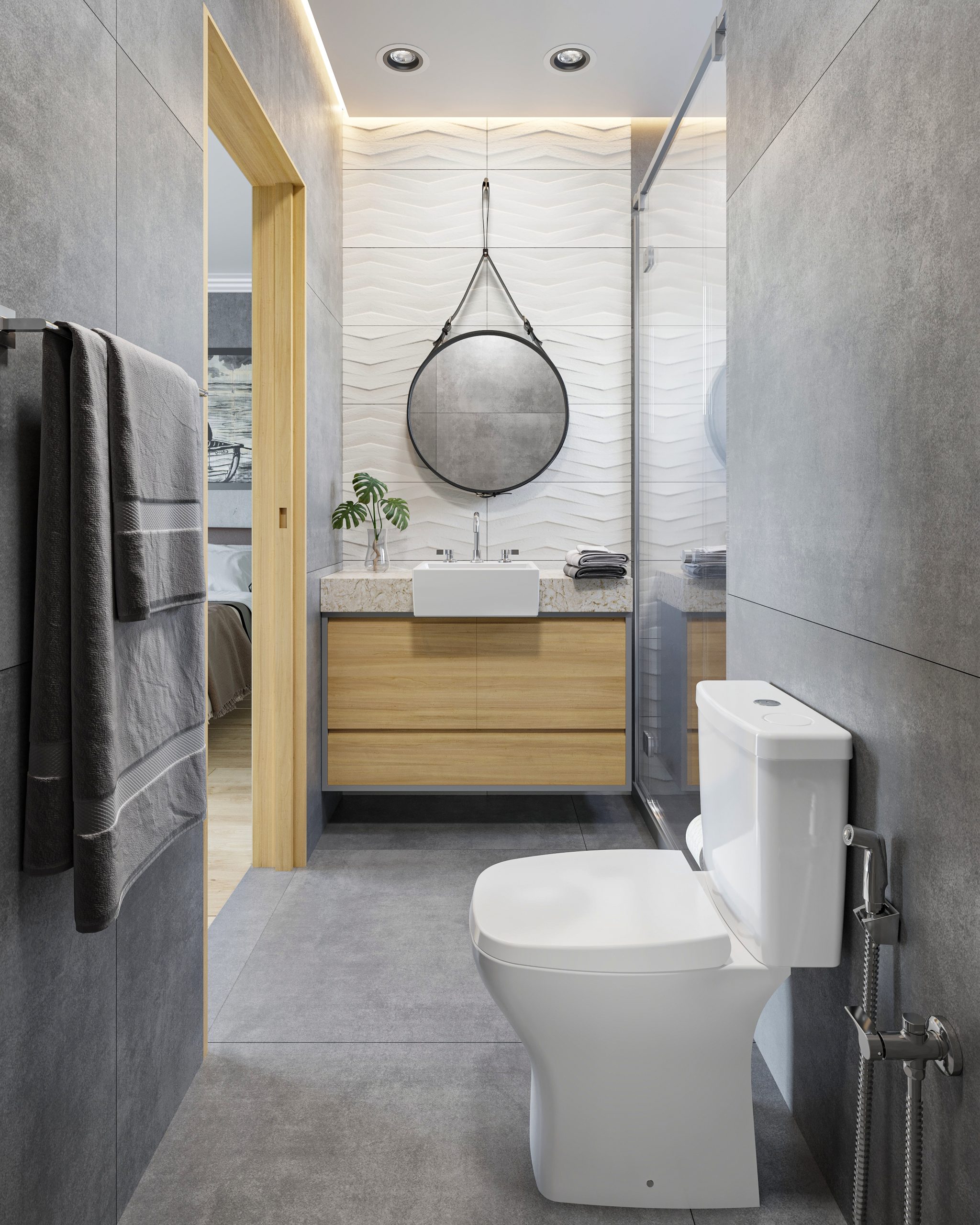 Banheiros com medidas verdadeiramente compactas ganham mais conforto com as louças e metais certos