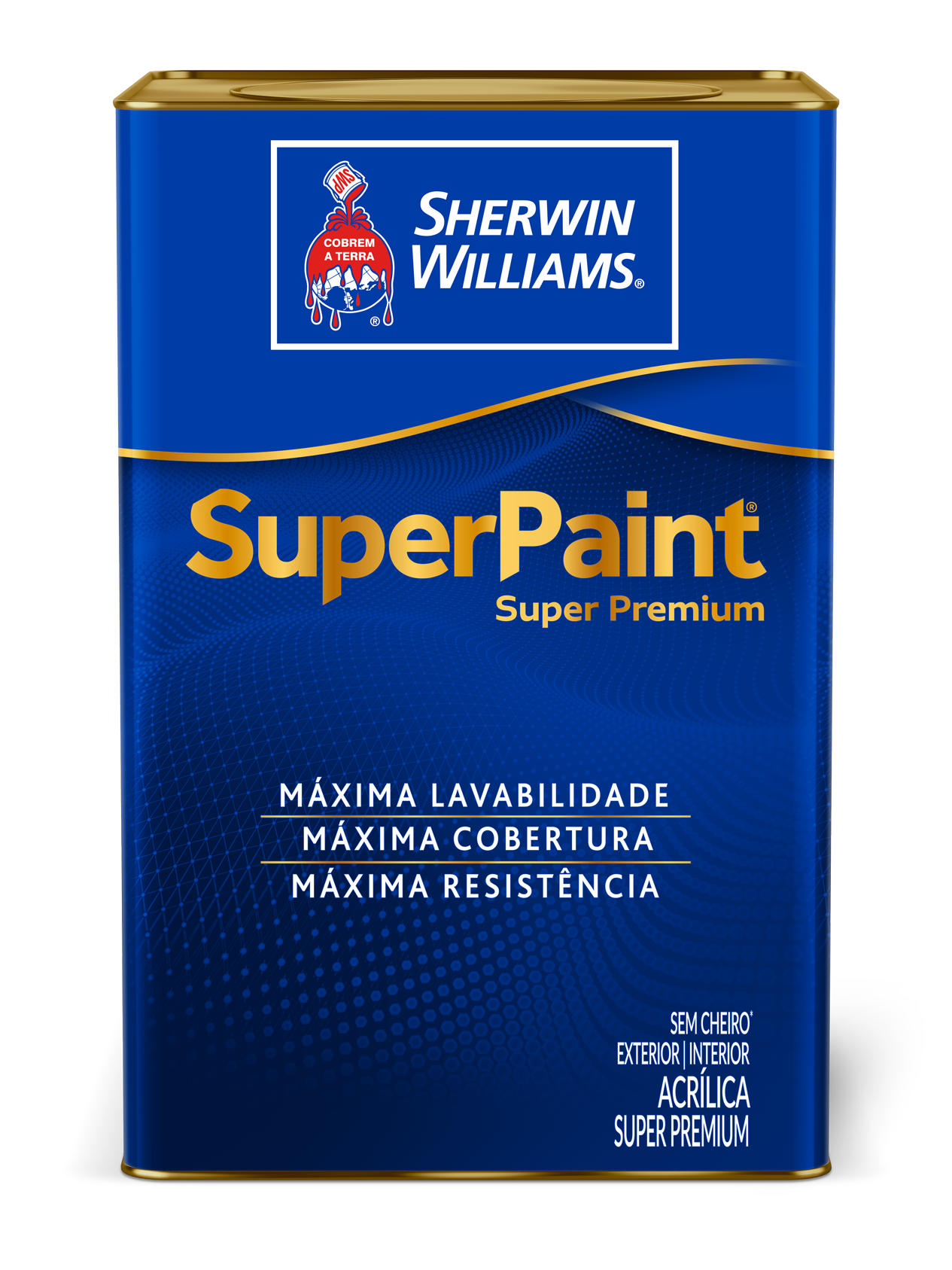 Lata de tinta lavável da Sherwin Williams